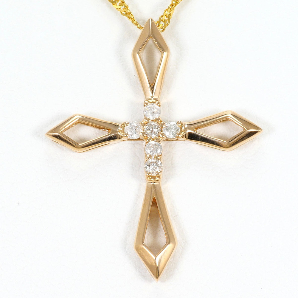 VINTAGE 14k Gold Diamond Necklace